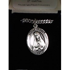 St Martha Medal with chain